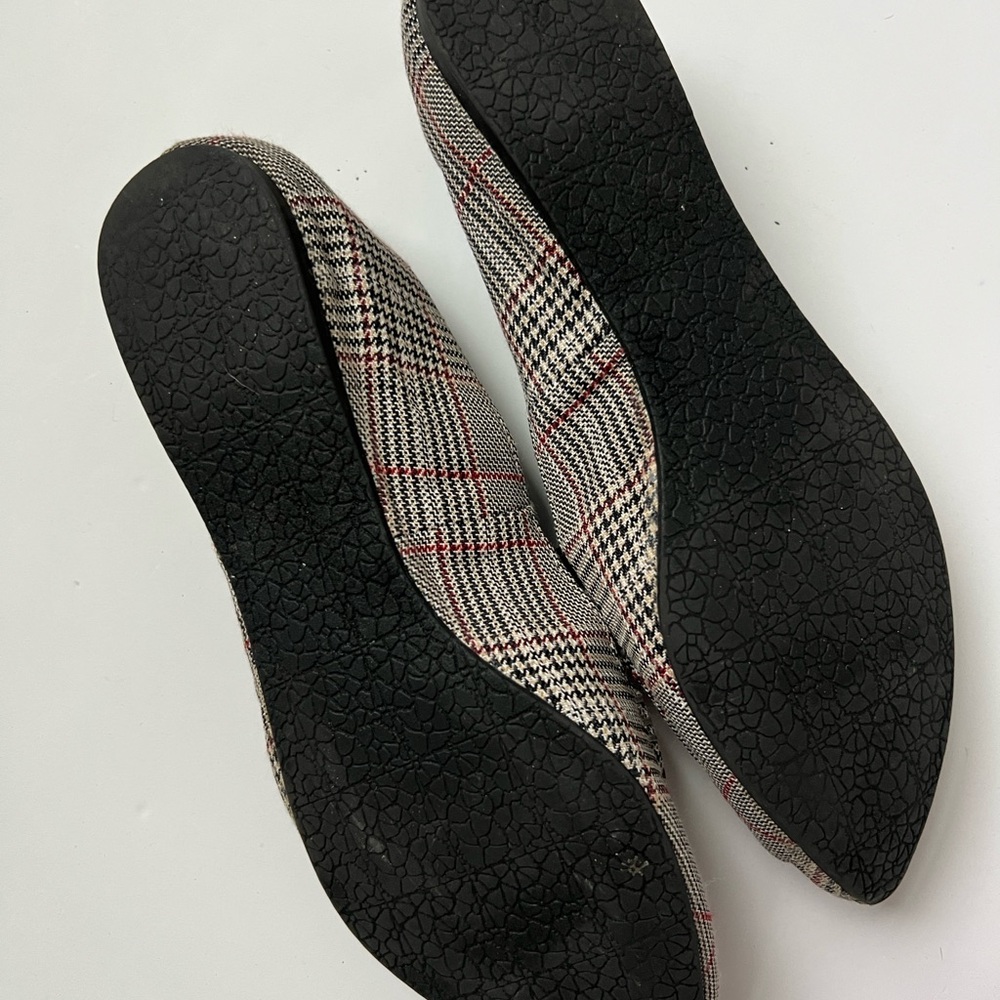 Steve Madden Women's Checkered Loafers - Black, White, and Red - Picture 5 of 6